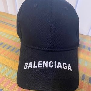 Black Balenciaga unisex hat